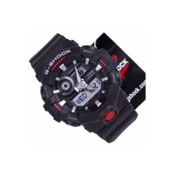 ซื้อ/ขาย CASIO G-Shock นาฬิกาข้อมือผู้ชาย สีดำ/แดง สายเรซิน รุ่น GA-700-1Aประกันcmg