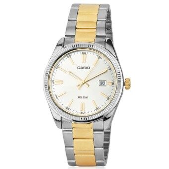 2561 Casio นาฬิกาข้อมือ สองกษัตริย์ สายสแตนเลส รุ่น Standard Gent MTP-1302SG-7AVDF
