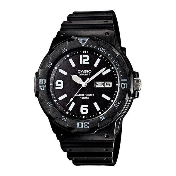 Casio Standard นาฬิกาข้อมือผู้ชาย สีดำ สายเรซิน รุ่น MRW-200H-1B2VDF
