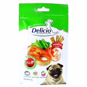 จัดโปรโมชั่น Delicio ขนมอบสำหรับสุนัข รสกุ้งแห้งและผัก 70ก. รีวิว Delicio ขนมอบสำหรับสุนัข รสกุ้งแห้งและผัก 70ก.