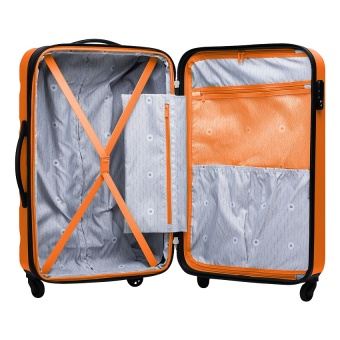 Delsey กระเป๋าเดินทางล้อลาก รุ่น ANJOU TROLLEY ขนาด 29 นิ้ว (สีส้ม)