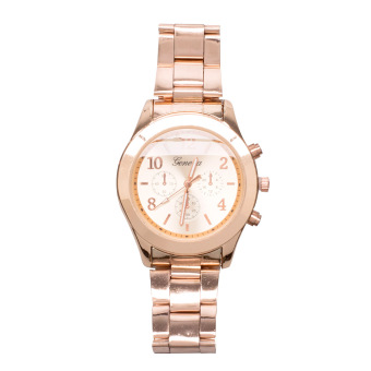 ประเทศไทย DM นาฬิกาข้อมือ Geneva -- Rose gold