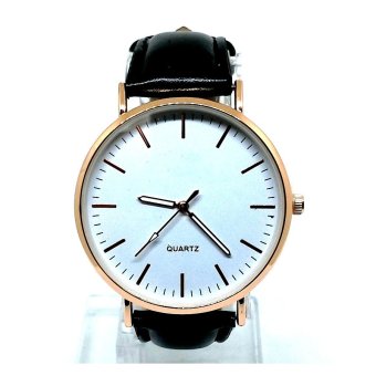 ราคา นาฬิกาแฟชั่น ทรง D.W หน้า 40 mm เรือนทอง สายดำ