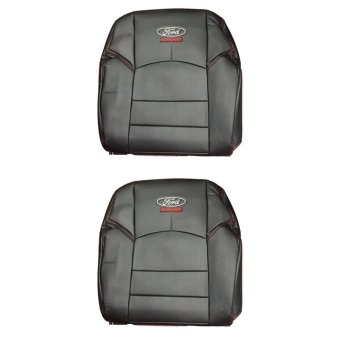 Ford ranger ชุดหุ้มเบาะคู่หน้าตรงรุ่นปักโลโก้ (สีดำ) Ford ranger ชุดหุ้มเบาะคู่หน้าตรงรุ่นปักโลโก้ (สีดำ)