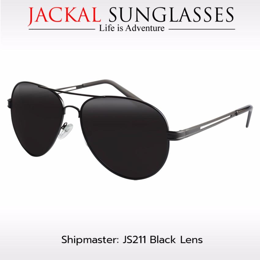JACKAL SUNGLASSES แว่นกันแดด รุ่น Shipmaster JS211 สีดำ