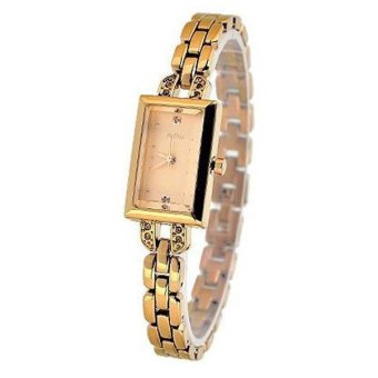 2561 JULIUS นาฬิกาข้อมือผู้หญิง Brown/Gold สาย Alloy รุ่น JA655