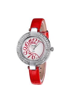ซื้อ/ขาย Julius นาฬิกาสำหรับผู้หญิง สายหนัง รุ่น JA-312 แดง