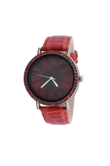 ซื้อ/ขาย Julius นาฬิกาสำหรับผู้หญิง สายหนัง รุ่น JA-383 แดง