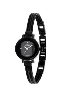 ประเทศไทย Julius นาฬิกาสำหรับผู้หญิง สีดำ สายสแตเลส รุ่น JA-559