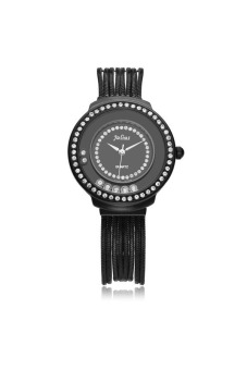 2561 Julius นาฬิกาสำหรับผู้หญิง สีดำ สายสแตนเลส รุ่น JA-613