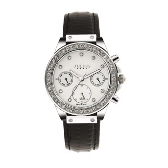 ราคา Julius นาฬิกาข้อมือผู้หญิง สีดำ สายหนัง รุ่น JA-815