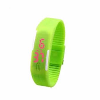 ประเทศไทย LDS LED Watch Colorful นาฬิกา สายซิลิโคน