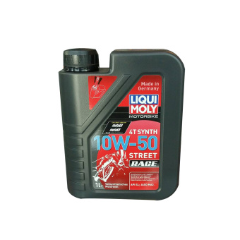 Liqui Moly น้ำมันเครื่อง 4T synth street 10w50 ขนาด 1L. Liqui Moly น้ำมันเครื่อง 4T synth street 10w50 ขนาด 1L.