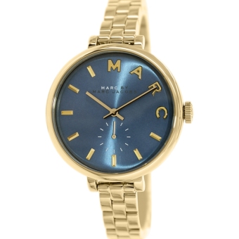 ประเทศไทย Marc by Marc Jacobs Sally Blue Dial Gold-tone Ladies Watch