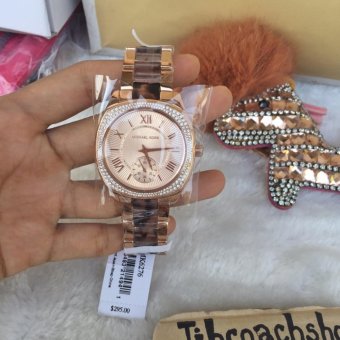 ประเทศไทย Michael Kors MK6276 Bryn Rose Gold-Tone Dial Two Tone Ladies Watch