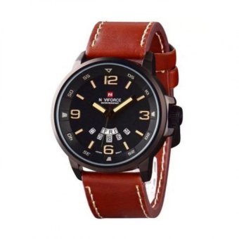 ซื้อ/ขาย NAVIFORCE นาฬิกาข้อมือผู้ชาย สีน้ำตาล สายหนัง รุ่น GYNF