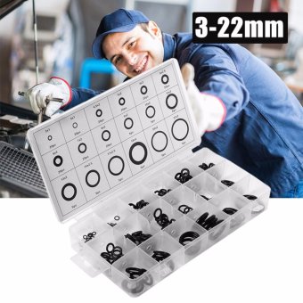 ยางโอริง O-Ring Assortment Nitrile Rubber Washer Seals NBR Kit 18Sizes in Black with a Re-Sealable Plastic Box (225pcs) ยางโอริง O-Ring Assortment Nitrile Rubber Washer Seals NBR Kit 18Sizes in Black with a Re-Sealable Plastic Box (225pcs)