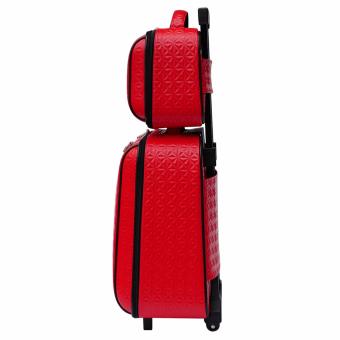 POLO กระเป๋าเดินทาง ล้อลาก เซ็ทคู่ 20 นิ้ว/14 นิ้ว รุ่น DIAMOND DR001 (Red)