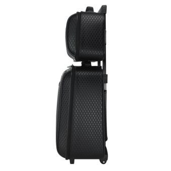 POLO กระเป๋าเดินทาง ล้อลาก เซ็ทคู่ 20 นิ้ว/14 นิ้ว รุ่น New Swanky W003B (Black)