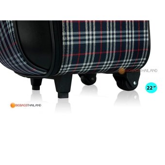 Polo กระเป๋าเดินทาง ล้อลาก 22/12 นิ้ว เซ็ตคู่ รุ่น Scotch TK1001EF (Blue)