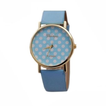 2561 Quartz Modern and Colorful Watch MAME QB5-46 (Pastel Blue/White)