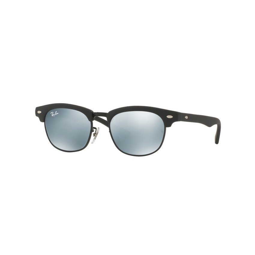 Ray-Ban Junior แว่นกันแดด รุ่น - RJ9050S - Matte Black (100S30) Size 45 Grey Flash