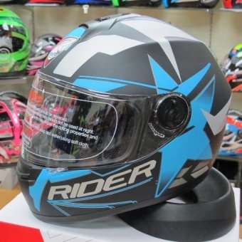โปรโมชั่นพิเศษ Rider หมวกกันน็อก Vision X สี ฟ้า Star Blue (Big Bike andmotorcycle Helmet) ต้องการขาย Rider หมวกกันน็อก Vision X สี ฟ้า Star Blue (Big Bike andmotorcycle Helmet)