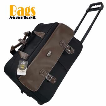 Romar Polo กระเป๋าเดินทางแบบถือพร้อมล้อลากขนาด 20 นิ้ว Code 114-2 (Black) FBL-R1142