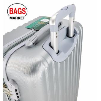 Romar Polo กระเป๋าเดินทาง 24 นิ้ว ABS 4 ล้อ 360° Polo224-3 (Silver)