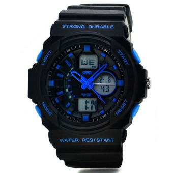 SKMEI นาฬิกาแฟชั่นผู้ชาย กันน้ำ ดิจิตอล สีน้ำเงิน Sport Fashion Waterproof LED Digital Men Watch - Blue July 2018 - 2 SKMEI นาฬิกาแฟชั่นผู้ชาย กันน้ำ ดิจิตอล สีน้ำเงิน Sport Fashion Waterproof LED Digital Men Watch - Blue - 2