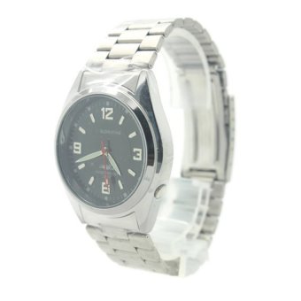 ประเทศไทย Submariner นาฬิกาข้อมือชาย สายเหล็ก หน้าดำ - SS0001 (Black)