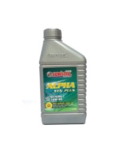 รีวิว SUN’SOIL ALPHA อัลฟ่า SYN PLUS API : C 1-4/SL SAE 15 W-40 ขนาด 1 L.Bronze ต้องการขายด่วน SUN’SOIL ALPHA อัลฟ่า SYN PLUS API : C 1-4/SL SAE 15 W-40 ขนาด 1 L.Bronze