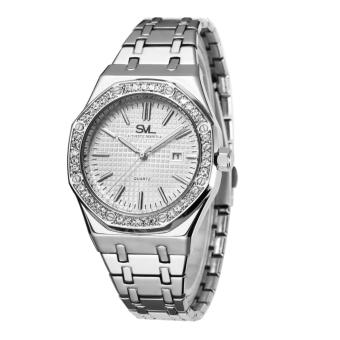 SVL Date Quartz นาฬิกาข้อมือผู้ชาย มีวันที่ กันน้ำ 100% รุ่น GP80333-D (Silver-M) แถมซองนาฬิกาสุดหรู July 2018 - 2 SVL Date Quartz นาฬิกาข้อมือผู้ชาย มีวันที่ กันน้ำ 100% รุ่น GP80333-D (Silver-M) แถมซองนาฬิกาสุดหรู - 2