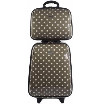 Wheal กระเป๋าเดินทาง ล้อลาก เซ็ทคู่ 20 นิ้ว/14 นิ้ว รุ่น Big Spot F7719 (Grey)
