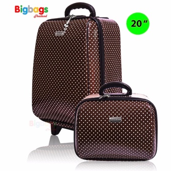 Wheal กระเป๋าเดินทาง ล้อลาก เซ็ทคู่ 20 นิ้ว/14 นิ้ว รุ่น Spot F7719 (Brown)