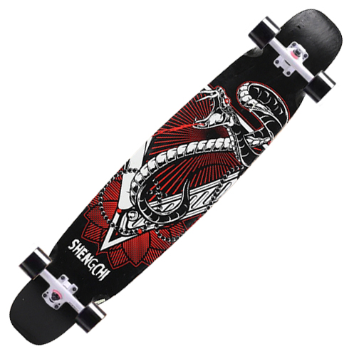 Hot Sale Skateboard สเก็ตบอร์ด longboard ลองบอร์ด (ฟรี! กระเป๋าอุปกรณ์ครบชุด) เมเปิลแคนาดาแท้ 8 ชั้น สเก็ตบอร์ดยาว Freestyle longboard ราคาถูก เซิร์ฟสเก็ต