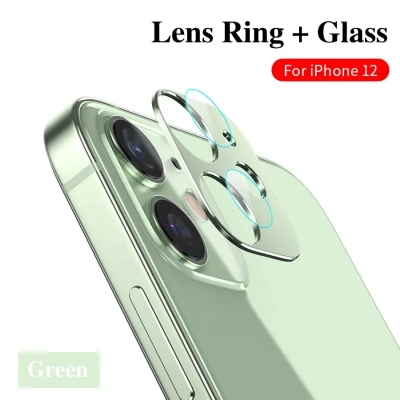 2 in 1 Back Camera Lens Tempered Glass For iPhone 12 Pro Max Metal Case Camera Protector For iPhone 12 Pro Mini Case Cover (6)