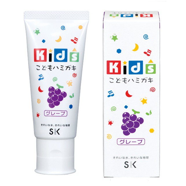 ยาสีฟันเด็ก SK Kids ขนาด 60 กรัม สินค้า made in japan นำเข้าญี่ปุ่นแท้ 100% ค่ะ