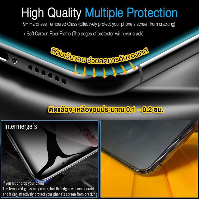 ฟิล์มกระจก Samsung แบบเต็มจอ 9D ของแท้ ทุกรุ่น!SAMSUNG A02 M02 A02S A42  A12 A32 A52 A72.J7 S20FEรุ่นกาวเต็มแผ่น อย่างดี