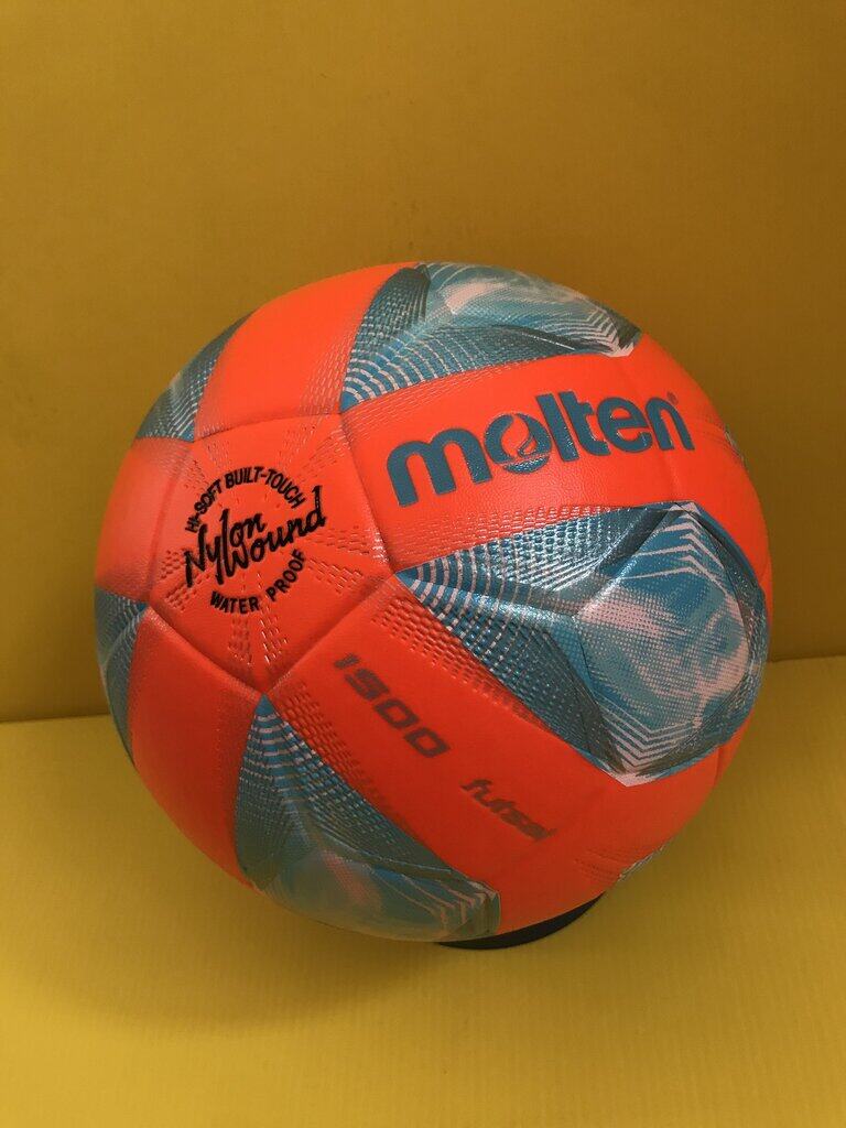 [ของแท้ 100%] ฟุตซอล ลูกฟุตซอล futsal molten F9A1500 เบอร์ 3.5 มาตรฐาน ลูกฟุตซอลหนังอัด(pvc) ของแท้ 100% รุ่นใหม่ ทนปูน