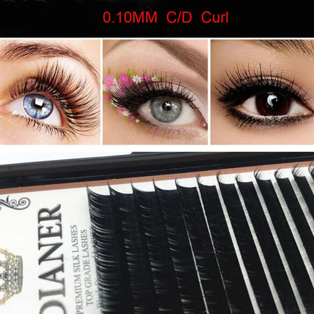 OYA36 Beauty C /D Curl Charming ทำด้วยมือธรรมชาติหนากึ่งขนตาขนตาส่วนขยายเครื่องมือผู้หญิงสำหรับงานปาร์ตี้ขนตาปลอม