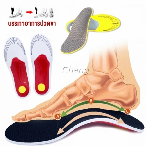 สินค้า Chang พื้นรองเท้าดูดซับแรงกระแทก ป้องกันอาการปวดเท้า insole
