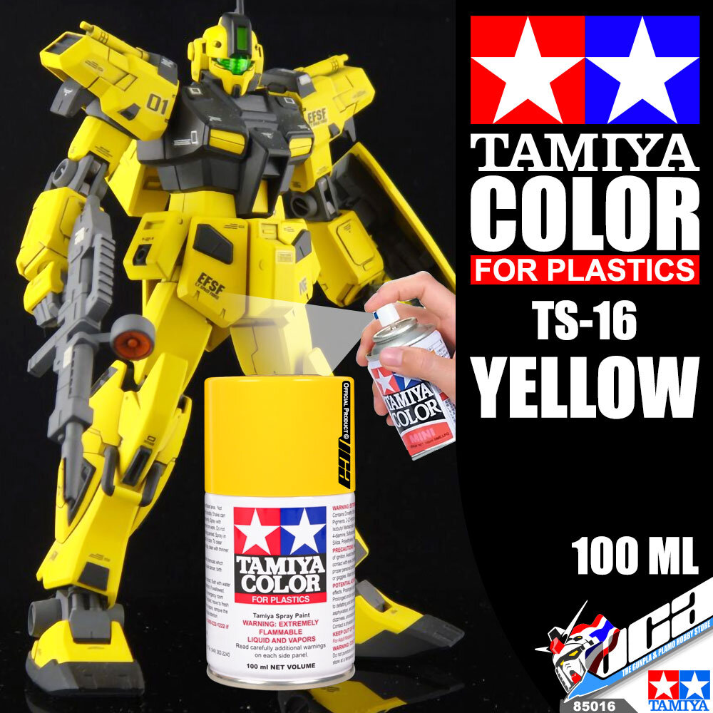 TAMIYA 85016 TS-16 YELLOW COLOR SPRAY PAINT CAN 100ML