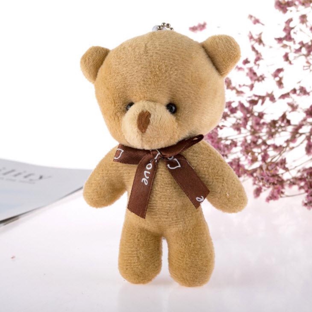 พวงกุญแจ ตุ๊กตาหมี พวงุญแจน่ารัก แฟชั่น 3D สีสันสดใส ห้อยกระเป๋า ห้อยโทรศัพท์ สไตล์เกาหลี