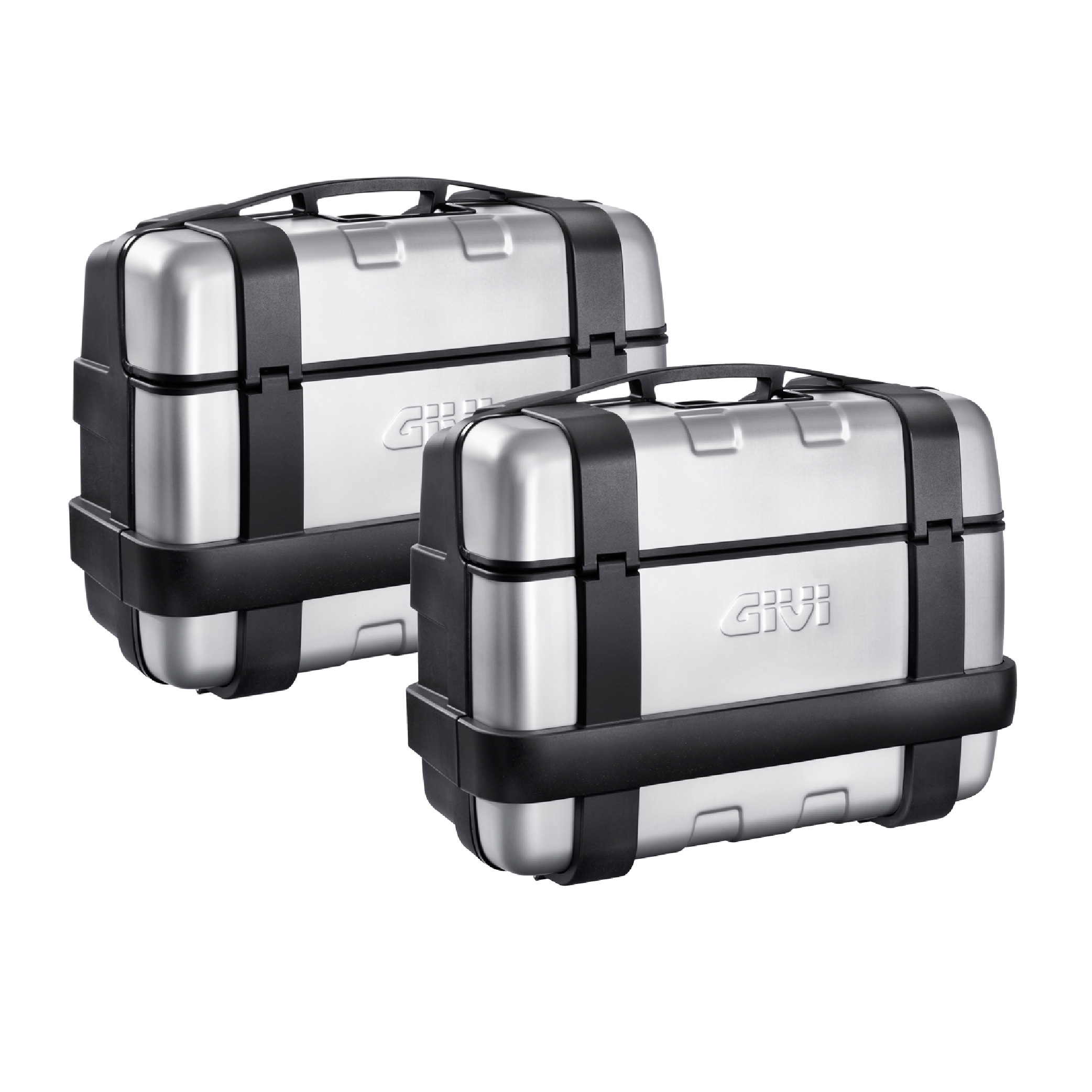 GIVI TRK33APACK2 Trekker 33L Silver/Black Side Case - กล่องข้างติดรถมอเตอร์ไซค์ ราคา 35,000 บาท*ส่งฟรี