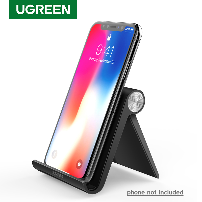 UGREEN ขาตั้ง มือถือ เเท็บเล็ต เเบบปรับระดับได้ Mobile Phone Holder for 3-7 inch Device 0-100° Adjustable Foldable Phone Stand for iPhone12,11, X, XS,8, Huawei Samsung Oppo,Vivo [ของแท้100%] [ส่งจากไทย]
