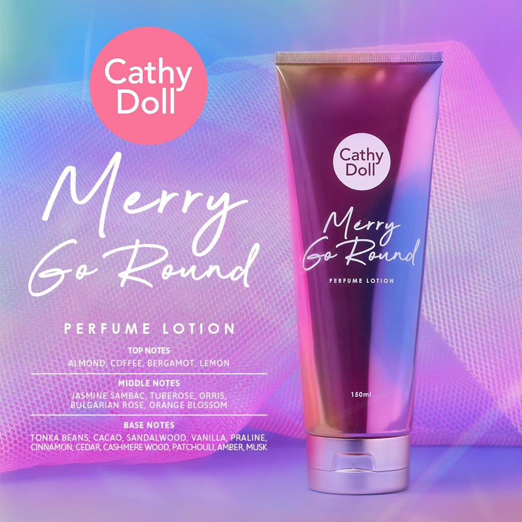Cathy Doll เมอร์รี่โกราวด์เพอร์ฟูมโลชั่น150ml เคที่ดอลล์ โลชั่นน้ำหอมบำรุงผิวกาย