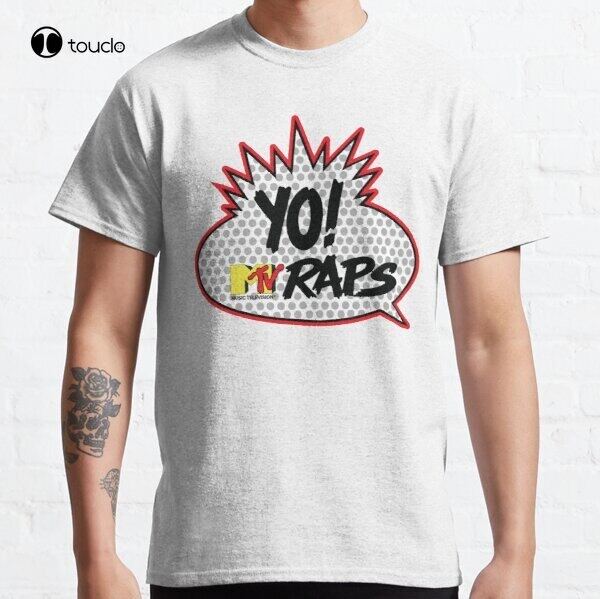 2 Yo MTV rap t-shirt cổ điển T