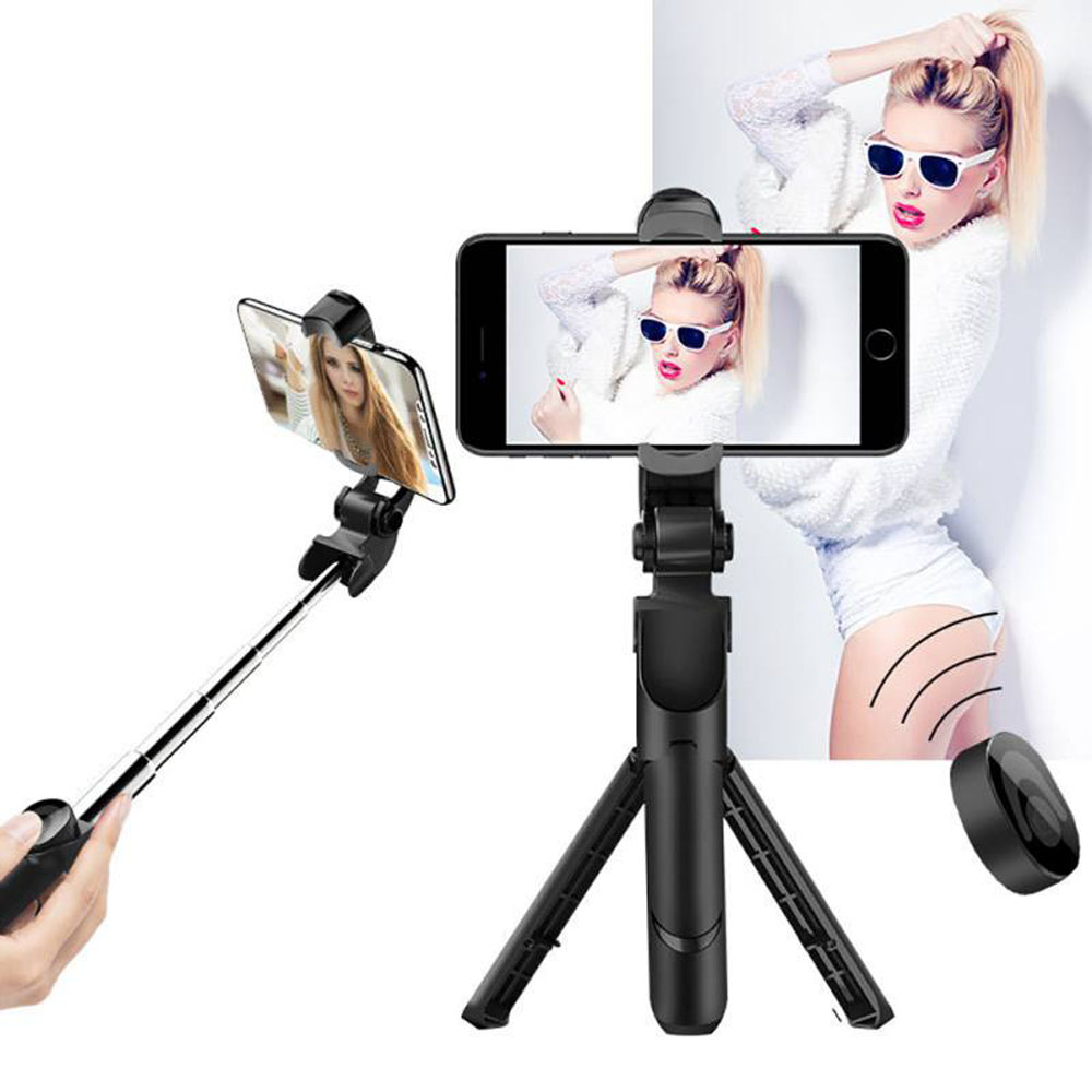 DHCRP มือถือกล้องส่องทางไกลอเนกประสงค์สำหรับโทรศัพท์บลูทูธปรับขาตตั้งเดสก์ท็อป Selfie Stick Monopod ขาตั้งวางโทรศัพท์