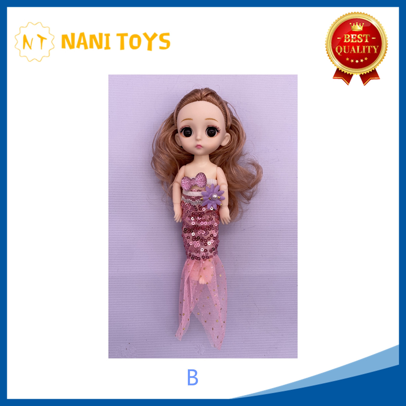 NANIToys ขายถูกที่สุด ตุ๊กตาบาร์บี้ เจ้าหญิง WJ37